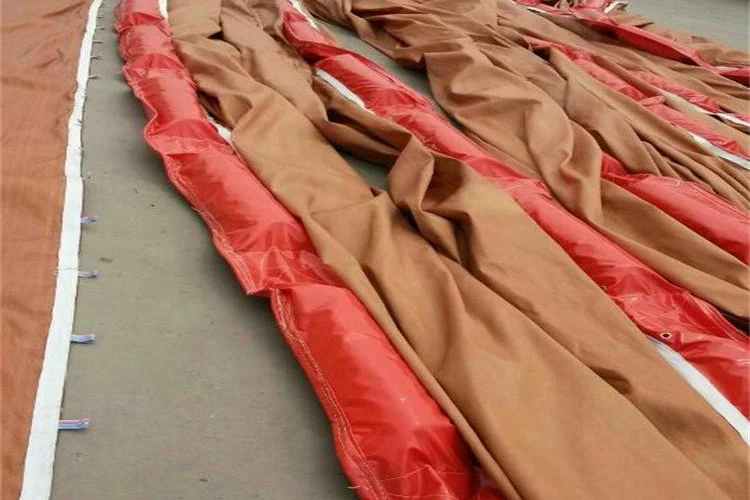 Oil containment booms and liquid storage bags PVC rubber